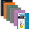 Five Star Spiral Notebooks, 6 Pack, 5 Subject, College Ruled, 9 1/2" x 6", 150 Sheets, Amethyst Purple and More