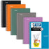 Five Star Spiral Notebooks, 6 Pack, 5 Subject, College Ruled, 9 1/2" x 6", 150 Sheets, Amethyst Purple and More