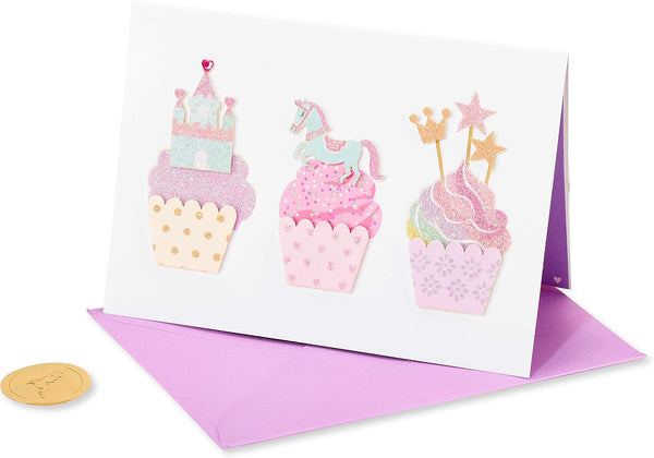Papyrus Birthday Card for Girl, Sweet, Fun, and Sparkly