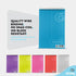 Enday Steno Pads, Spiral 6 x 9 inches, 80 Sheets, Steno Notebook for Writing, Color May Vary (3 Pack)