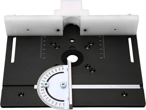 AQFNEB Aluminum Alloy Router Flip Board, Metal Woodworking Insert Base Plate for Router Table Saw, Flip Top Router