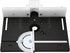 AQFNEB Aluminum Alloy Router Flip Board, Metal Woodworking Insert Base Plate for Router Table Saw, Flip Top Router