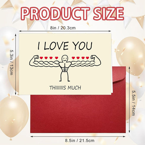 XYKEJ Funny Anniversary Card for Couple, Sweet Anniversary Cards for Husband Wife Girlfriend Boyfriend