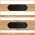 I Shape Steel Flat Bracket, 4 Pcs 10" X 3" Flat Fixing Mending Plates with Screws Set for Wood Lumber Timber Connectors