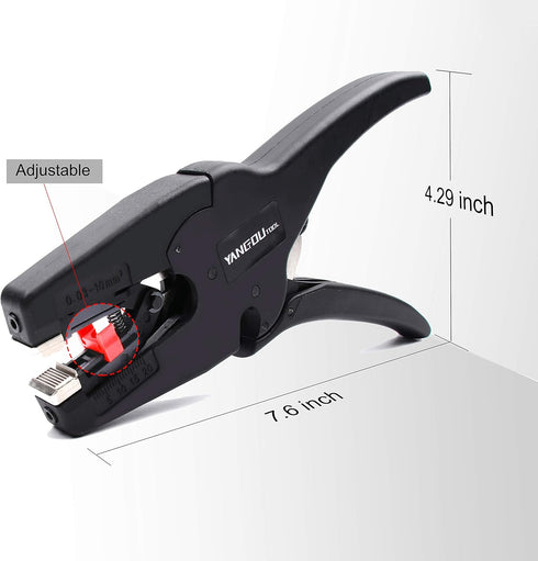 Yangoutool Automatic Wire Stripper and Cutter, 2-in-1 Tool with Auto Distance Positioning, Ideal for Electricians
