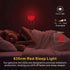 YUNLEX 2 Pack 3 Dimming, Plug in Red Sleep Night Light, Dusk to Dawn, Lighting Ways, Soft Glow, Stepless LED Lights