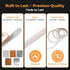 infinilux Bulb 99.96% 2400-3000K 39.37in, 1 Pack Fabric COB Strip, USB Amber Sleep Light Alternative, Blue Light