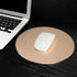 ProElife Premium Aluminum Metal Mouse Pad, Round, 8.66 Inch, Champagne Gold