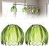 DORMIYA 2 Pcs Green Tulip Glass Lamp Shade, 5.5 x 3.9 in, Fits