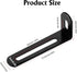 GTILE 20 90 40Pcs Pairs Adjustable Right Angle Brackets Metal L Bracke, Heavy Duty Degree Corner Fastener Brace Support