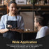 CHENGU 20 Packs 11 4.7 0.08 Inch Restaurant Check Presenters Guest Check Card Holder Black with Gold Thank You Imprint