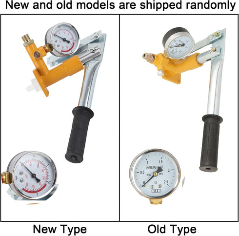 Hydraulic Pressure Test Pump, 2.5Mpa 25KG Manual Tool for Pipeline Testing, Valves, and Pressure Vessels, 13ml/Time