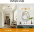 2-Light (1 Pack) FadimiKoo Gold Sconces Wall Light Fixtures, Bathroom Vanity Light Fixtures Over Mirror, Modern Brushed