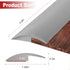 3.3Ft Carpet Floor Transition Strip, Self Adhesive Edging Trim, Floor Divider Strip, PVC Threshold Cover for Doorway with a Height Less Than 5 mm - Gray