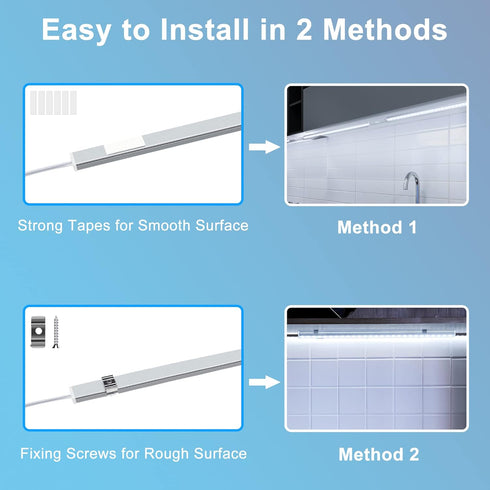 3 12 Inch Counter Dimmable Counter, Maylit Under Cabinet Lights Plug in, Pcs Ultra Thin Under Cabinet Lighting, Super