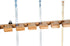 Eisco Labs Buret Rack, Natural Wood, 12 Buret Capacity
