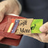 600 3.54 2.36 Inches(Brown) Yinder Pcs Gift Card Sleeves Thank You Key Card Holder Appreciation Mini Money Cash