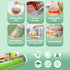 300-Count 12.5" 16.5" Crystal Clear BPA-Free Plastic Produce Bags Roll x Heavy-Duty Food Storage Bags for Kitchen