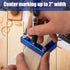 Mini Small Square Center Finder, 90 Degree Precision Measuring Tool, Woodworking Machinist Square Gauge for Layout