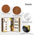8.5 11 2 Pack 2 4 Restaurant Menu Covers x Menu Holder, Page View Faux Leather Menu Book with Clear PVC Sleeves |