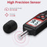 30-130dB BTNTA Decibel Meter, Digital Sound Level Meter A-Weighted, Portable SPL Tester with Backlit LCD Screen, Noise