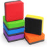 Tamaki 12 Pack Magnetic Whiteboard Erasers, Dry Erasers for White Board, 6 Colors, Square, 2 x 2 x 0.8 Inch