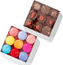 25PCS Clear White Cookie Boxes 6" x 6" x 1 ¼" with Full Window, Bakery Macaron Boxes, Cakesicle Boxes, Chocolate Bomb