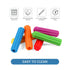 Set, 6 Packs Sensory Pencil Toppers, Silicone Pencil Top Fidgets Motor Aid for Sensory Kids or Teens with Anxiety