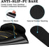 Britimes Set 4in1 35.4x15.7 inches Black Gold Marble Keyboard Mouse Pad Large Mousepad+Keyboard Wrist Rest+Mouse Wrist