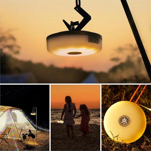 5 30s 2PACK Camping Lights String: Outdoor String Lights with Lighting Modes - Quick Recovery Durable and Waterproof