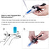 Brix Refractometer with ATC - Tiaoyeer Digital Handheld for Beer Wine Brewing, Dual Scale-Specific Gravity & Brix