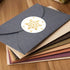 Christmas Stickers for Envelopes, 500PCS Black & Gold Holiday Seals Faux Glitter for Christmas Party Decoration