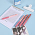 BAYTORY 8 Pcs Retractable Erasable Gel Pens, 4 Blue & 4 Black Ink 0.5mm Fine Point with Cute Eraser