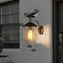 11.4" Solar Porch Lights Outdoor - Waterproof Wall Lanterns Solar Lights with Auto On/Off, Large Solar Panel - Exterior