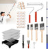 Veebuyla Paint Roller Kit with Extension Pole, 2-4FT Adjustable Pole, Professional 27-Piece Paint