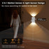 Dimmable, 2 Pack 2 Pack) easuntec Rechargeable Motion Sensor Night Light Warm White, Wireless Magnetic Stick-on
