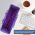 Desktop File Organizer Box,Collapsible Hanging Filing Box,Home Office Document Storage Organizer with Front Pocket and Handles, Letter Size Folder. (PURPLE)