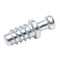 20 Pack Screw-in Dowel Furniture Connector, Zinc, 11/32" Length for 3/16" Hole, R014Z
