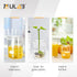 ULAB 10pcs Heavy Duty Glass Beakers, 250ml (8.45oz), Borosilicate 3.3 Glass with Double Scale, Superior Durability