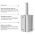 TAILONZ PNEUMATIC 32mm Bore 50mm Stroke Small Thin Cylinder, Aluminum Pneumatic Air Cylinder SDA32-50