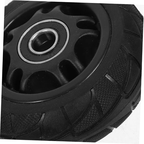 2pcs ULTECHNOVO Heavy Duty Silent Casters Caster Wheels Replacement Wheels for Rolling Cart Solid Easy Rolling