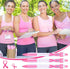Yeaqee 100 Pcs Pink Breast Cancer Awareness Pen | 0.7 mm Black Ink Cancer Awareness Ribbon Pen with Rubber Grip