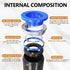 Quick Connect Air Hose Fittings, 1/4”OD Push to Connect Fittings Pneumatic Kit (15 Splitters, 15 Elbows, 15 Tee, 15