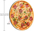 Smooffly Pizza Round Mouse Pad, Pepperoni Pizza Design