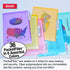 Ultimate Office PocketFile Clear Poly Document Folder, Project Pockets, 3rd-Cut, Letter Size, Set of 36