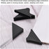 20Pcs 3x50mm uxcell Plastic Corner Protectors Triangle Shape Glass Corner Guards Cushion for Corner Protection