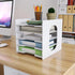 Natwind Office Paper Organizer - 5-Tier Desktop Organizer File Holder for Home Office School