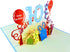 iGifts And Cards Happy 101st Birthday 3D Pop Up Greeting Card - Unique, Fun Gift for Special Occasions, Celebration