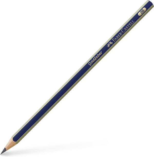 Faber-Castell Goldfaber 1221 Graphite Pencil, 2B for Art, Craft, Drawing, Sketching