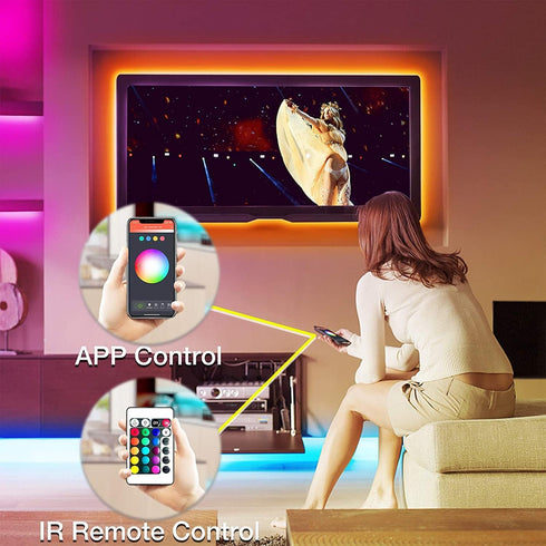 150 DAYBETTER Smart WiFi Led Lights for Bedroom ft, Tuya App Controlled Led Strip Lights, Compatible with Alexa
